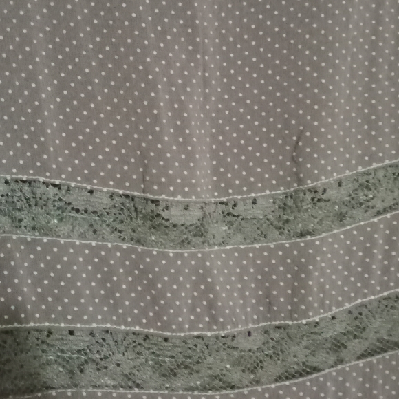 Intimately Free People mini dress Brown/Black Slip Dress - Voile Trapeze - Picture 6 of 16